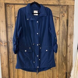 Style & Co. Dark Blue Utility Jacket